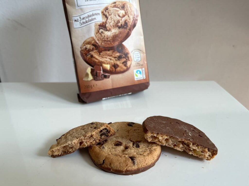 Biscotto Premium Cookies Triple Chocolate in Nahansicht