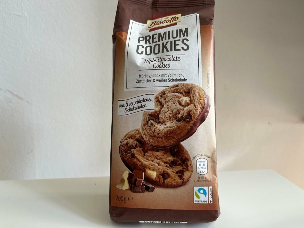 Biscotto Premium Cookies Triple Chocolate im Test