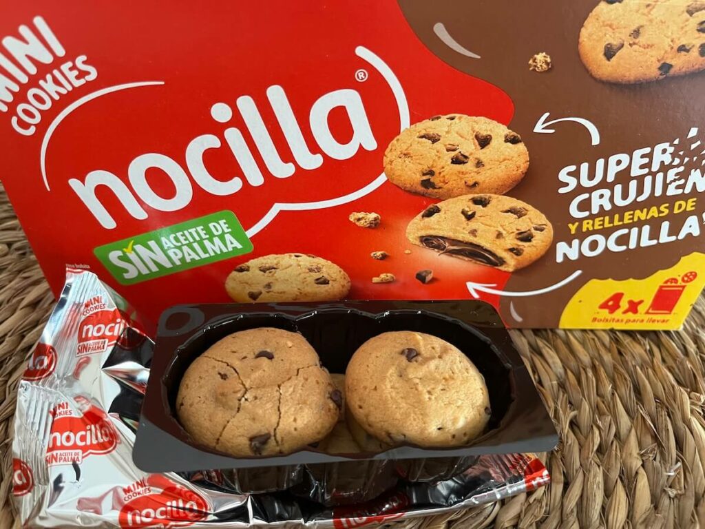 Nocilla Mini Cookies Verpackung einzelne Schachtel