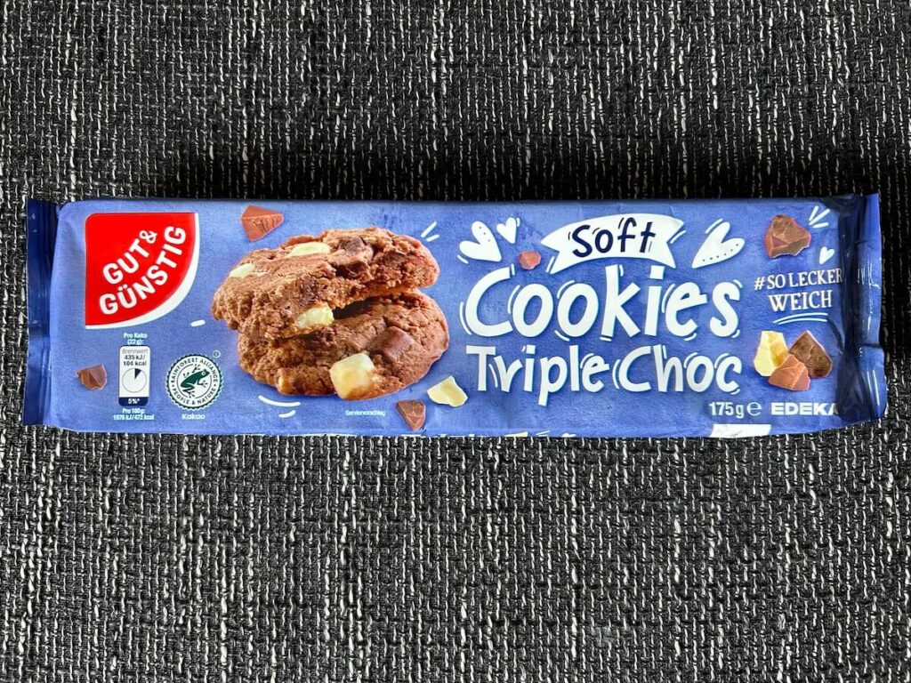 Gut & Günstig Soft Cookies Triple Choc